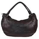 Bottega Veneta Dark Brown Ebano Paillette Hobo