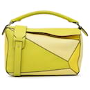 LOEWE Yellow Medium Puzzle Bag - Loewe