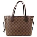 Louis Vuitton Brown Damier Ebene Neverfull PM