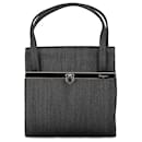 Ferragamo Gray Gancini Denim Handbag - Salvatore Ferragamo