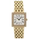 VINTAGE TIFFANY & CO Econdition WATCH 19MM YELLOW GOLD 14k diamond 0.3CT QUARTZ WATCH - Tiffany & Co