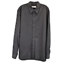 Givenchy Embellished Collar Shirt in Black Cotton 