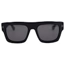 Tom Ford Matte Fausta Square Sunglasses in Black Acetate