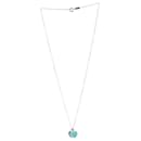 TIFFANY & CO. Return To Tiffany Love Heart Tag Emaille-Halskette aus silbernem Sterlingsilber - Tiffany & Co