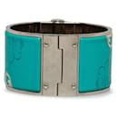 Hermes Multicolor Metall Emaille Armreif 3,6 cm 16,5 cm in sehr gutem Zustand - Hermès