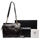 Chanel CC Chain Tote Bag Leder-Einkaufstasche in gutem Zustand