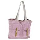 PRADA Tote Bag Nylon Rose Auth tb1095 - Prada