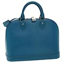 LOUIS VUITTON Epi Alma PM Hand Bag Blue Cyan M40624 LV Auth 77321A - Louis Vuitton