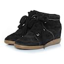 Isabel Marant, baskets bobby en daim noires