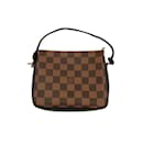 Bolsa de ombro Louis Vuitton Pochette Damier Ebene