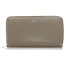 Celine Leather Zip Around Wallet Leather Long Wallet in Good condition - Céline