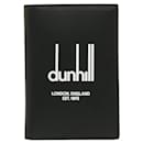 Porta-cartões de couro Dunhill Leather Legacy Logo R2470DP em ótimo estado - Alfred Dunhill