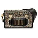 Bolsa de ombro Dior Leather Beads Evolution Flap Bijou em muito bom estado