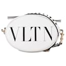 Valentino Leather VLTN Oval Crossbody Bag Leather Crossbody Bag in Good condition