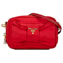 Prada Red Tessuto Fiocco Bow Umhängetasche