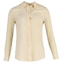 Gucci Button-Down Shirt in Pastel Yellow Cotton