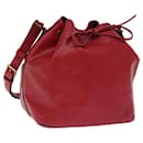 LOUIS VUITTON Borsa a spalla Epi Petit Noe Rosso M44107 LV Aut 76343 - Louis Vuitton