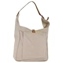 HERMES Marwali GM Umhängetasche Canvas Beige Auth yk12880 - Hermès