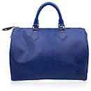 Cuero Epi Azul Toledo Speedy 30 Bolso Boston Bolso - Louis Vuitton