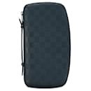 Louis Vuitton Damier Infini Organizer Atoll Long Wallet N41382 PVC Leather in Very Good Condition