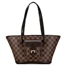 Bolsa tote Louis Vuitton Damier Manosque N51121 em muito bom estado