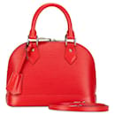 Louis Vuitton Alma BB Leather Handbag M41160 in good condition