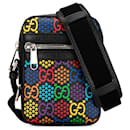 Gucci Black GG Supreme Psychedelic Crossbody Bag