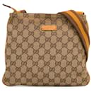 Sac à bandoulière en toile GG marron Gucci