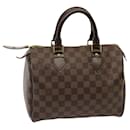 LOUIS VUITTON Damier Ebene Speedy 25 Bolsa de mão N41532 Autenticação de LV 76330 - Louis Vuitton