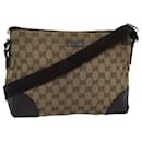 GUCCI GG Canvas Shoulder Bag Beige 114273 Auth ep4391 - Gucci