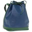 Borsa a tracolla LOUIS VUITTON Epi Noe bicolore verde blu M44044 LV Aut 77301 - Louis Vuitton