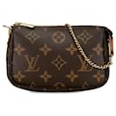 Louis Vuitton Marrom Monograma Mini Pochette Accessoires