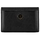 Porte-cartes Chanel CC Caviar Sevruga noir