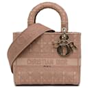 Dior Rose Medium Cannage Lady D-Lite