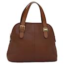 Burberrys Hand Bag Leather Brown Auth ep4336 - Autre Marque