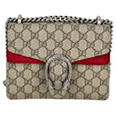 GUCCI Dionysus GG Supreme Red Mini Shoulder Crossbody Bag - Gucci