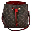 LOUIS VUITTON Neonoe MM Monograma Rojo Coquelicot Bolsa Tote - Louis Vuitton