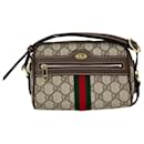 Gucci GG Supreme Monogram Web Mini Ophidia Shoulder Bag