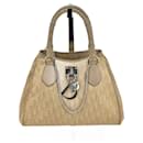 Christian Dior Diorissimo petit sac cabas beige en toile