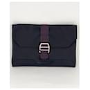 HERMÈS Messenger Cityslide Tasche Evercolor Leder Indigo Blau Clutch Gebraucht - Hermès