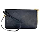 Louis Vuitton Pochette Giant Monogram Black Empreinte Leather from Neverfull