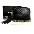 Chanel CC Tassel Camera Bag  Leather Crossbody Bag in Very Good Condition