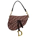 Dior Oblique Saddle Bag  Canvas Handbag in Excellent condition