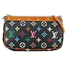 Pochette Accessoires M92648 Monograma Multicolor de Louis Vuitton en cuero PVC negro en muy buen estado