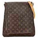 Borsa a spalla Louis Vuitton Monogram Musette M51256 in pelle PVC marrone in ottime condizioni