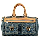 Louis Vuitton Denim Neo Speedy Denim Handbag M95019 in good condition