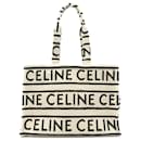 Celine White Large Cabas Thais Tote - Céline