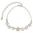 NEW CHANEL CHOKER ABC STARS NECKLACE430 CC LOGO IN GOLD METAL NECKLACE - Chanel