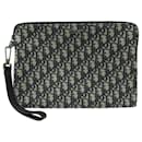 NEUF POCHETTE CHRISTIAN DIOR TOILE JACQUARD OBLIQUE 2OBCA251YSE NEW CLUTCH - Christian Dior