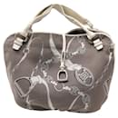 VINTAGE SAC A MAIN CELINE TOILE MOTIF MONOGRAMME ET ETRIER HAND BAG PURSE - Céline